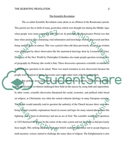 The History of the Scientific Revolution