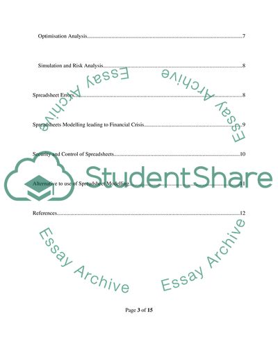 Critique of the Usefulness of Spreadsheet Modelling in Financial Accounting and Reporting
