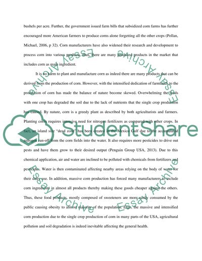 Agricultural Pollution