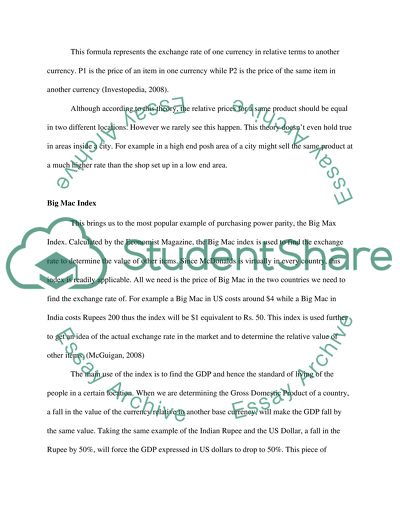 Purchasing power parity image
