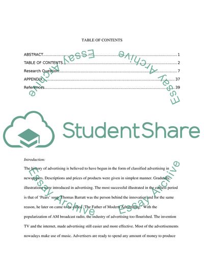 Music in Advertising: How do people think