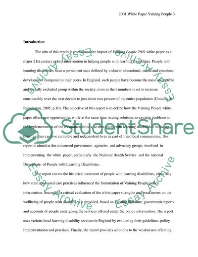 Current policy intervention relevant to adult social care and its impact on one of the groups