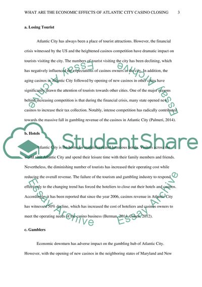 What Are the Economic Effects of Atlantic City Casino Closing