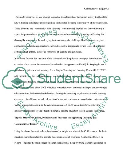 Origins and Aims of the Concept of a Community of Enquiry