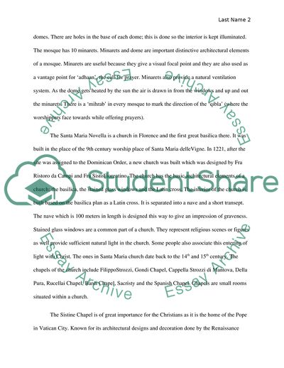 The Significance of Main Religious Buildings