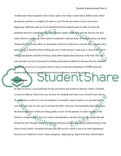 Infection Control and Prevention within a Hospital