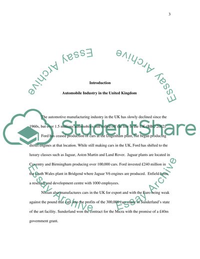 Risk Assessment for Vertex-Speed Ltd. Durham County, UK