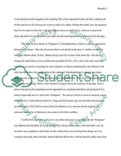 Play Endgame by Samuel Barclay Beckett