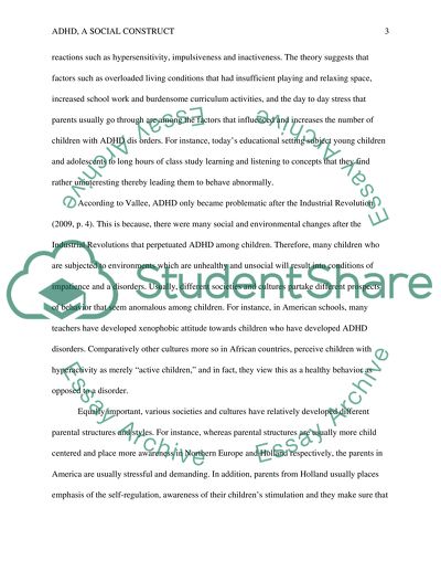 Attention Deficit Hyperactivity Disorder