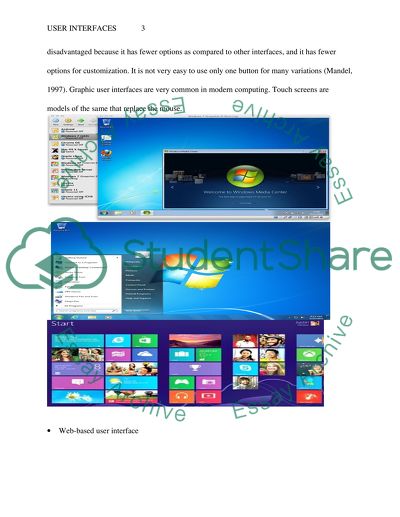 Main Types of User Interfaces