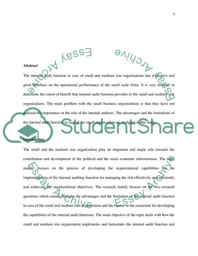 The Advantages and Disadvantages of Internal Audit Function