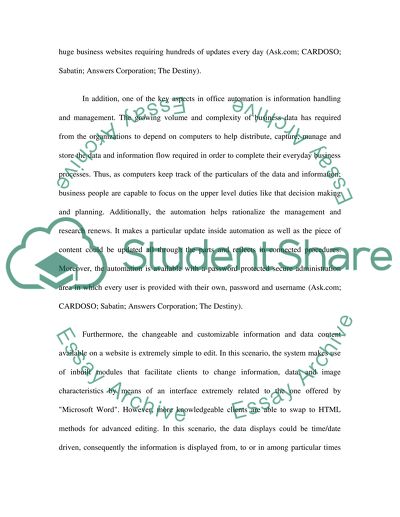 The Difference between Office Automation System and Knowledge System