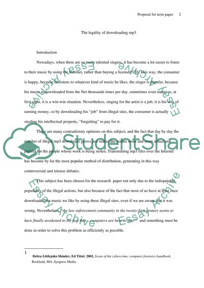 The Legality of Downloading MP3