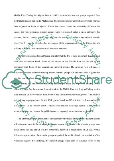 Political and military unpreparedness for 9/11