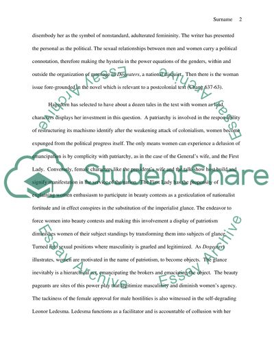 Masquerade Hysteria and Neocolonial Femininity in Jessica Hagedorns Dogeaters