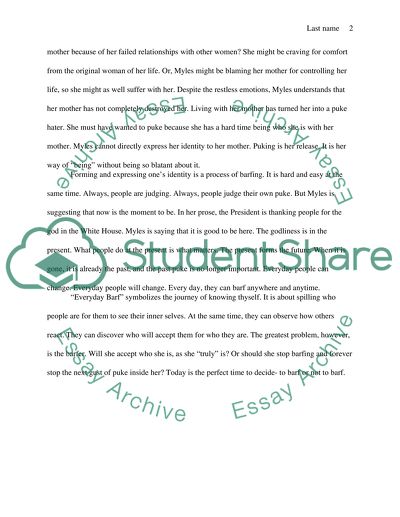 Everyday Barf by Myles