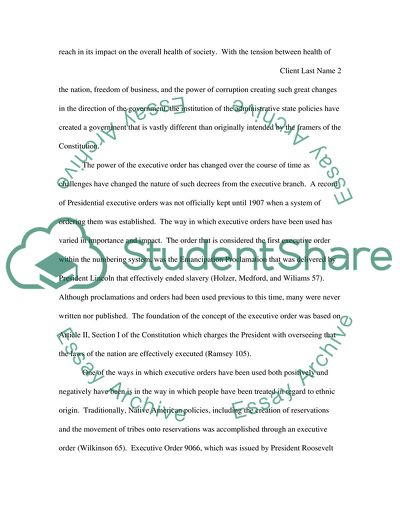 Issues Of The American Government Administrative Roles