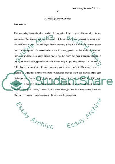 Marketing Across Cultures: The Expansion of Ulker Food Company to Turkey