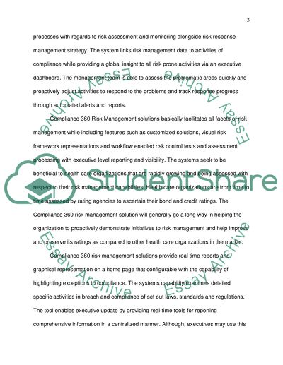 Risk Management in Health Care Organizations