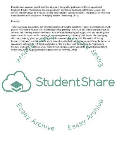 Business Continuity and Disaster Recovery Planning