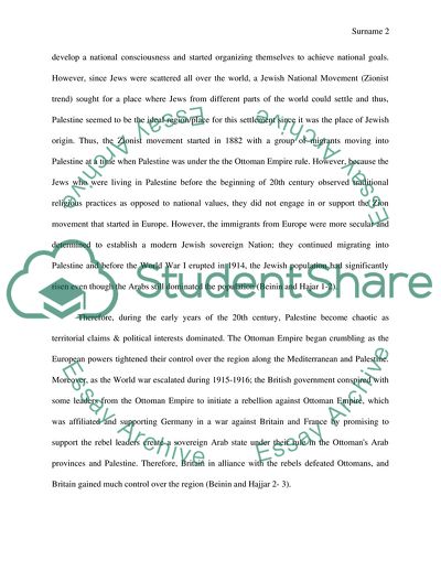 The Consequences of Israel-Palestine Conflict