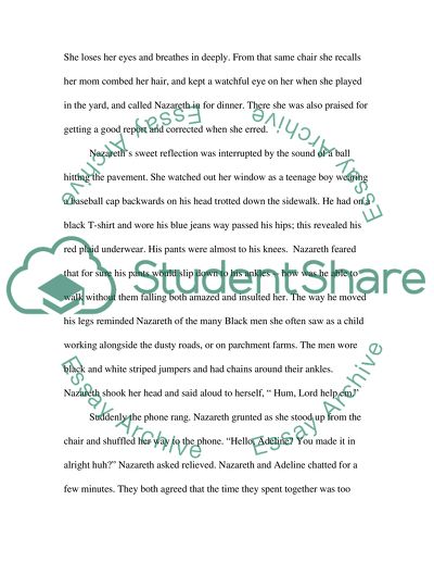 Assignment Eight: An Adult scene