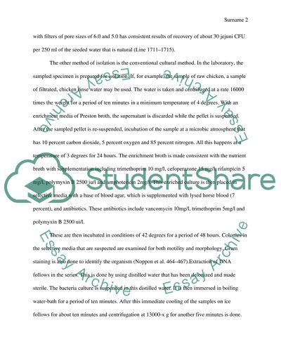 Introduction to campylobacter