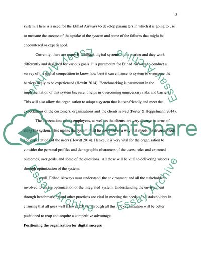 The Optimal Application of an Integrated E-Feedback Digital System of Etihad Airways