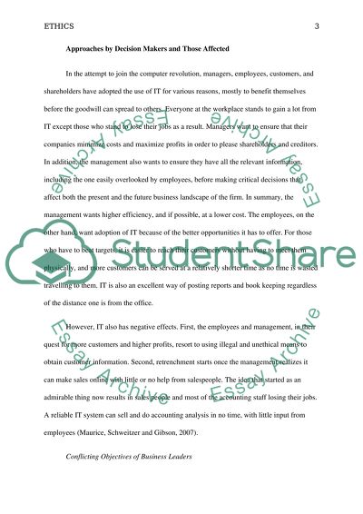 Adopting Information Technology