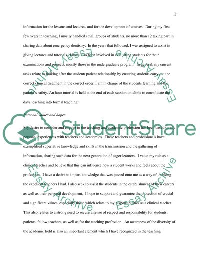 Clinical Teaching and the Tutorial for Final Year Dental Students