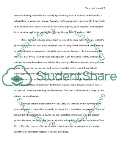 Modern Electronics and Personal Privacy