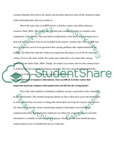 Request for Proposal Process