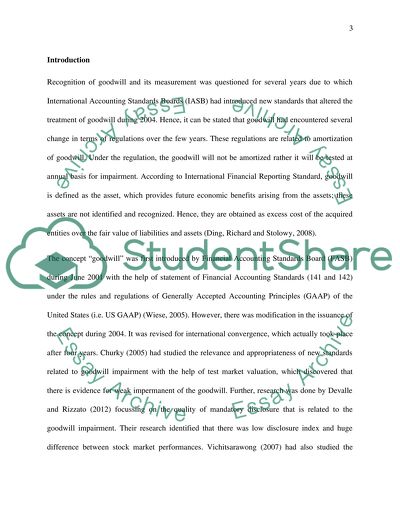 How Is Goodwill Impairment Driven by Relative Firm Performance