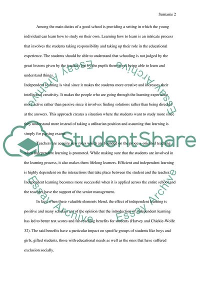 Independent Learning System