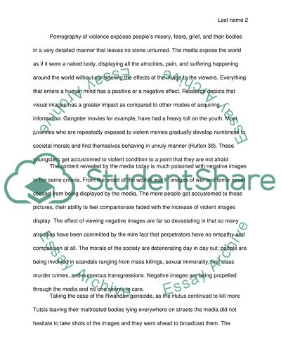 The Concept of Exposure to Images of Suffering