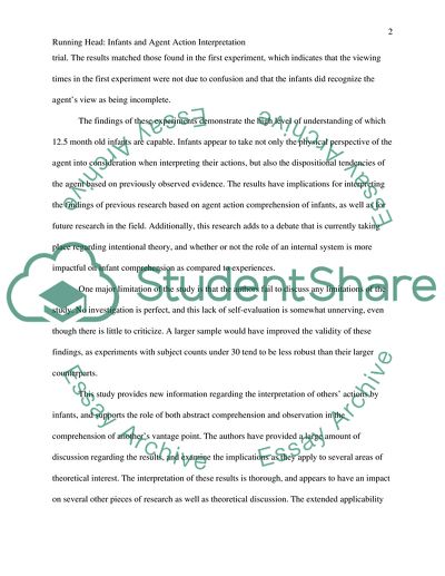 Do Infants Consider If Others Can View Objects When Interpreting Actions