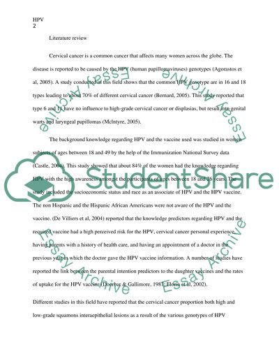 Human Papillomaviruses Issues