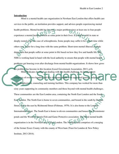 Health in East London