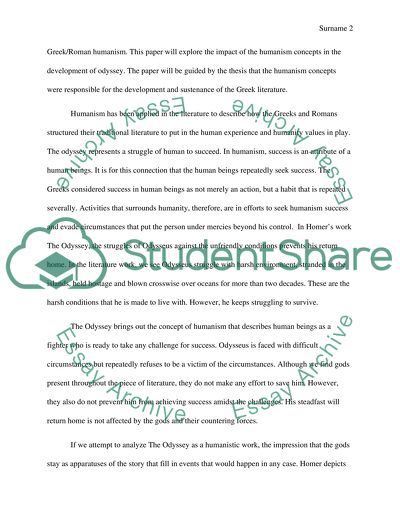 Humanities greek/ roman literature