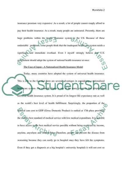 Universal Healthcare Insurance System