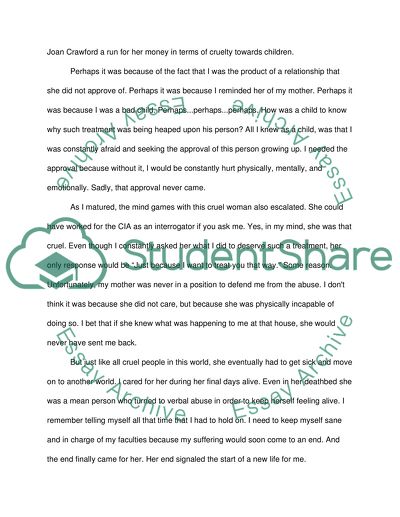 Why Do I Consider Myself as a Survivor