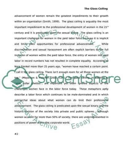 Glass Ceiling and Western Society