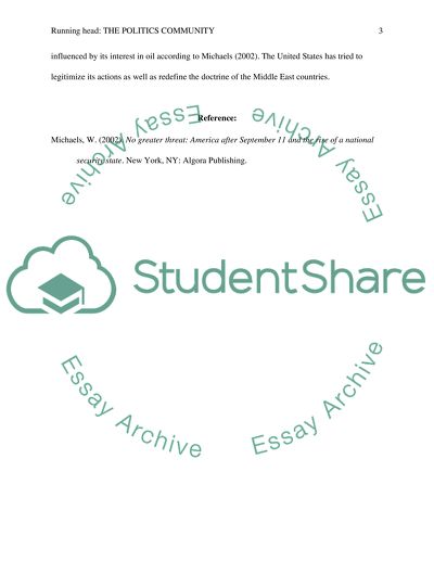 The Politics Community