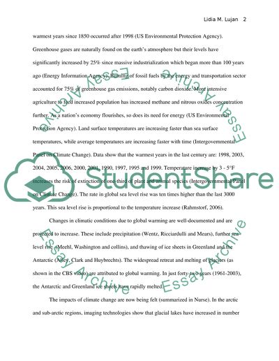 Case for Global Warming