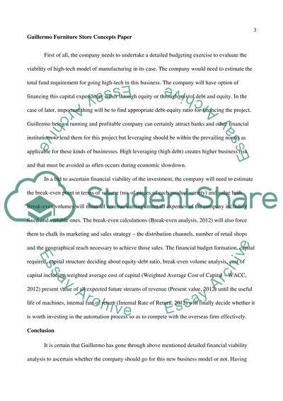 Guillermo Furniture Store Concepts