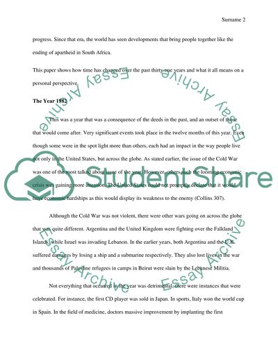 The Year 1982: Up Close