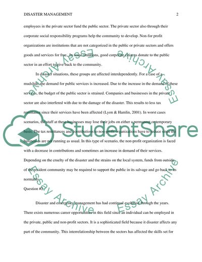 Essentials in Emergency Management