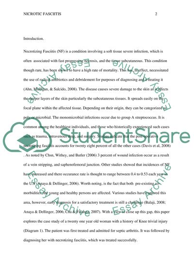 Treatment for Necrotizing Fasciitis