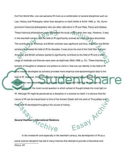 International Relations politics