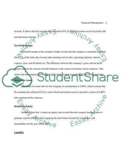 Financial Management Principles